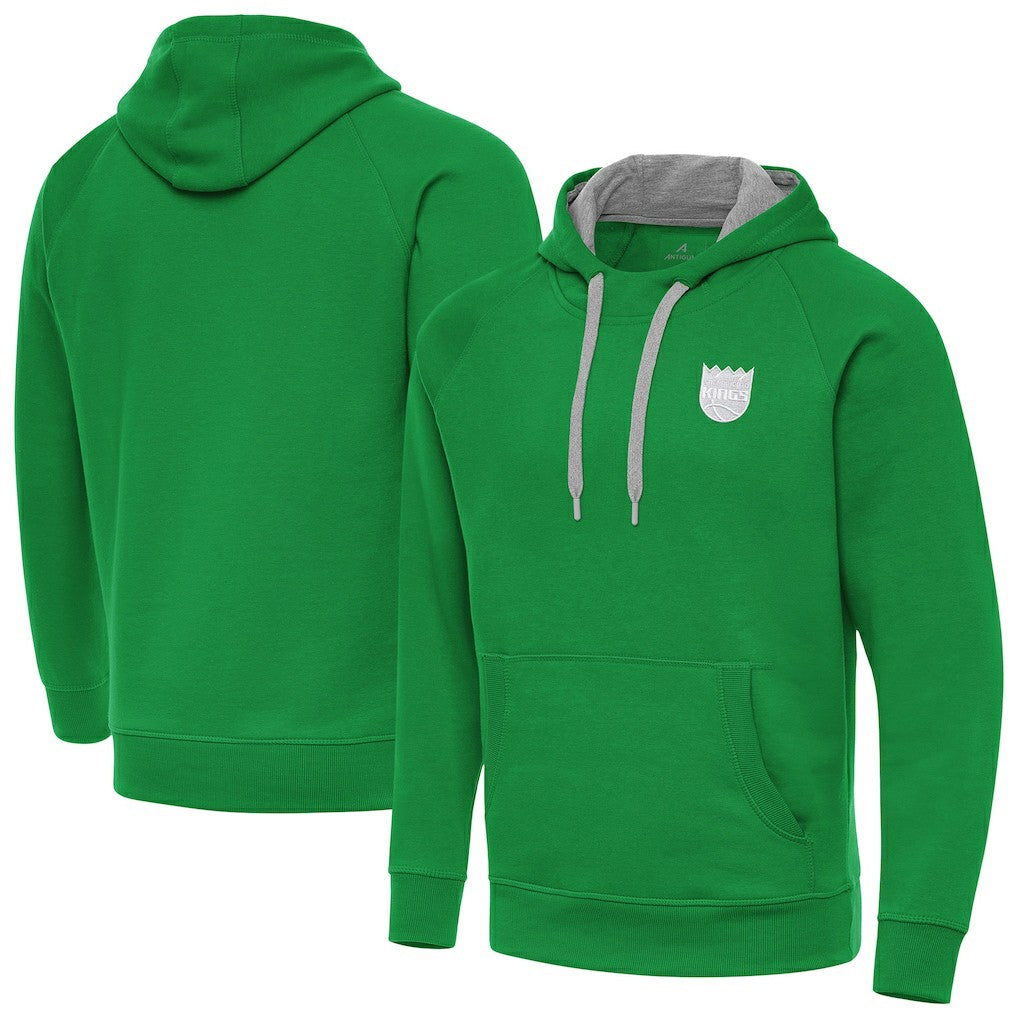 Sacramento Kings Antigua St. Patrick's Day Victory Raglan Pullover Hoodie sale - Kelly Green shop