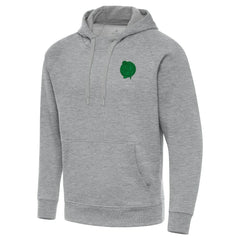 Boston Celtics Antigua St. Patrick's Day Victory Raglan Pullover Hoodie - Heather Gray online