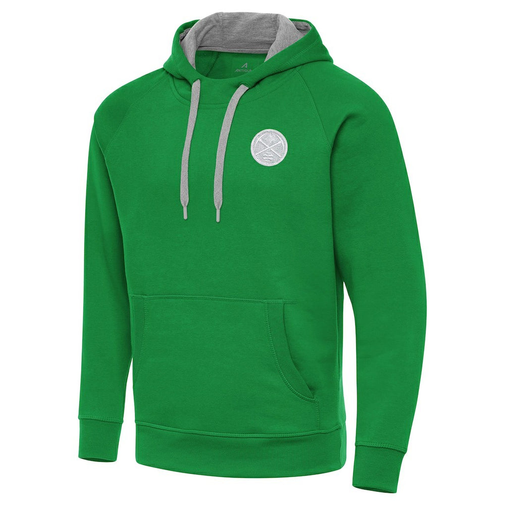 Denver Nuggets Antigua St. Patrick's Day Victory Raglan Pullover Hoodie sale - Kelly Green sale