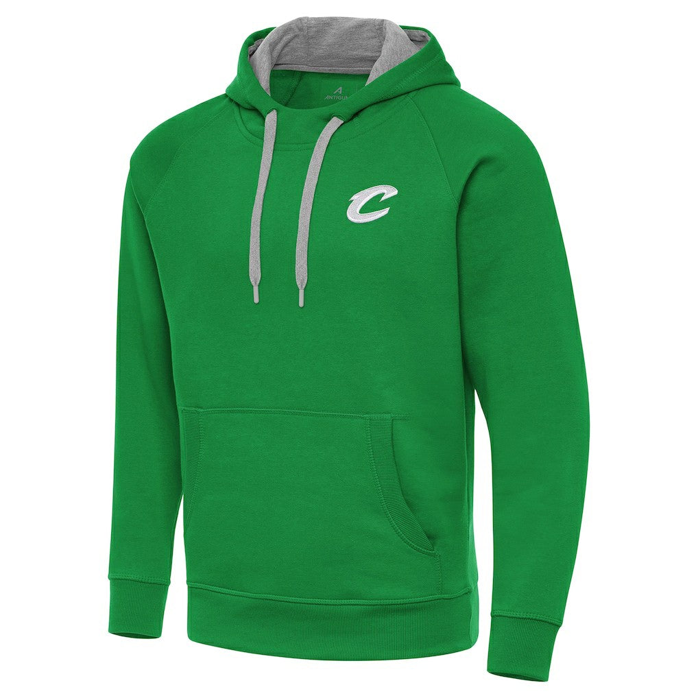 Cleveland Cavaliers Antigua St. Patrick's Day Victory Raglan Pullover Hoodie sale - Kelly Green for sale