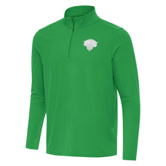 New York Knicks Antigua St. Patrick's Day Intent Quarter-Zip Jacket - Kelly Green on sale