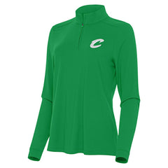 Cleveland Cavaliers Antigua Women's St. Patrick's Day Intent Quarter-Zip Top sale - Kelly Green outlet