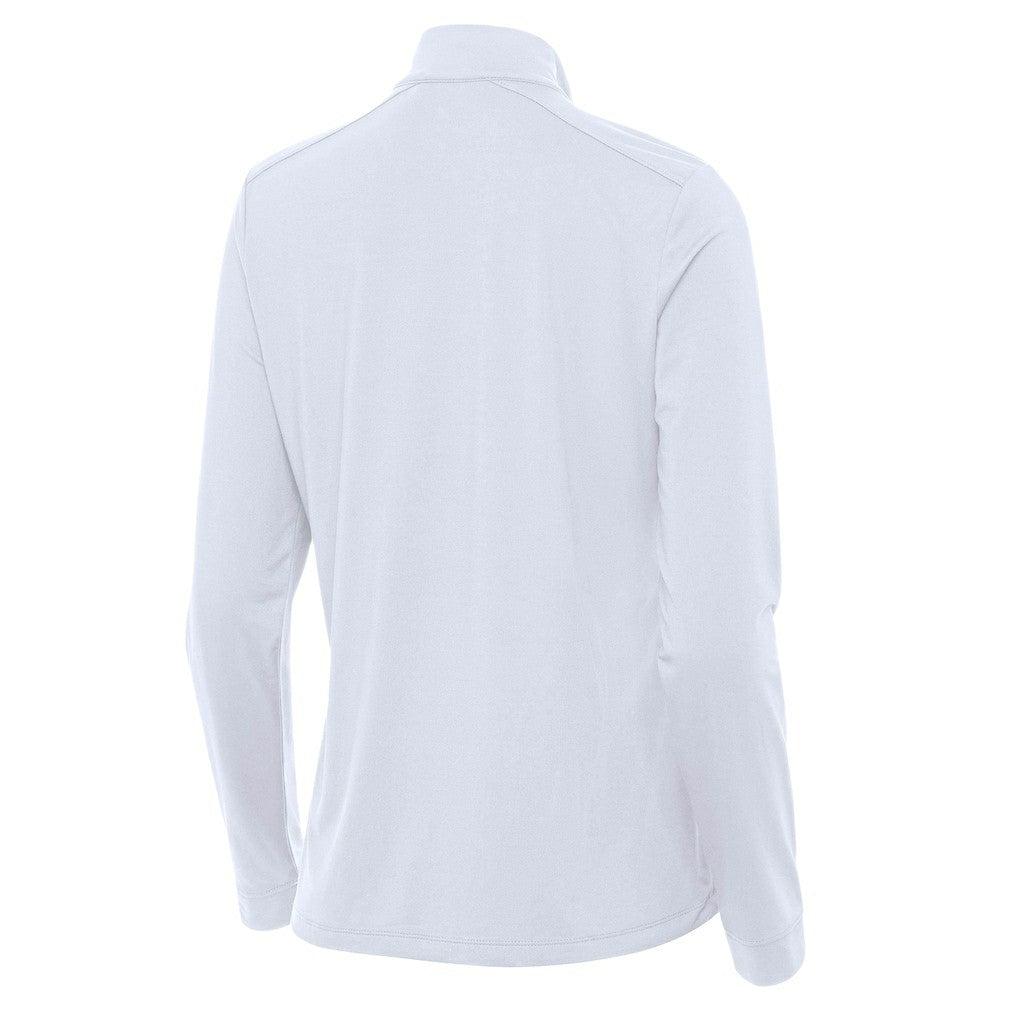 Boston Celtics Antigua Women's St. Patrick's Day Intent Quarter-Zip Top - White outlet
