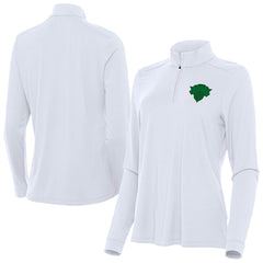 New York Knicks Antigua Women's St. Patrick's Day Intent Quarter-Zip Top - White discount