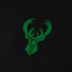 Milwaukee Bucks Antigua Women's St. Patrick's Day Intent Quarter-Zip Top - Black on sale