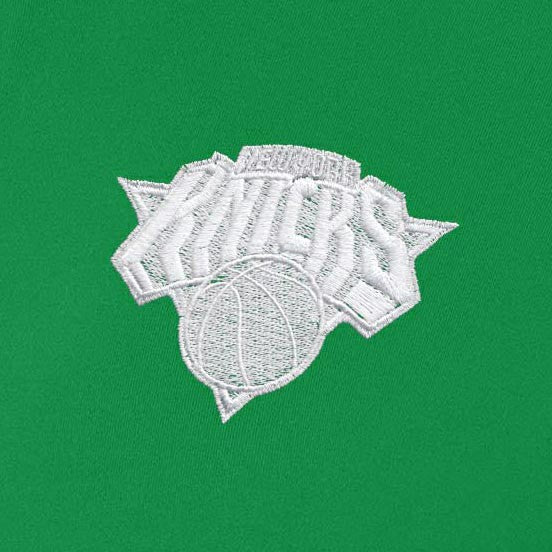 New York Knicks Antigua Women's St. Patrick's Day Intent Quarter-Zip Top - Kelly Green discount