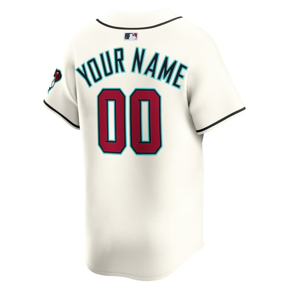 Arizona Diamondbacks Home Limited Custom Jersey - Cream | Nike