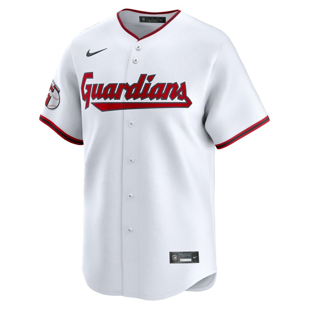 Cleveland Guardians Home Limited Custom Jersey - White | Nike
