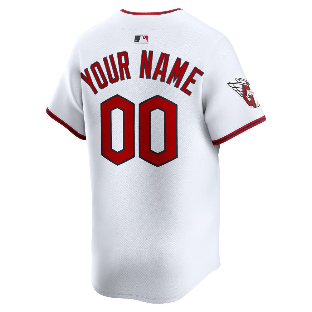 Cleveland Guardians Home Limited Custom Jersey - White | Nike