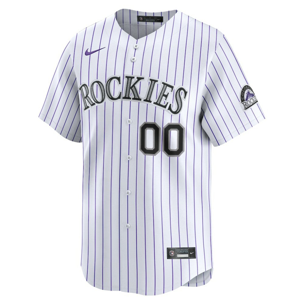 Colorado Rockies Home Limited Custom Jersey - White | Nike
