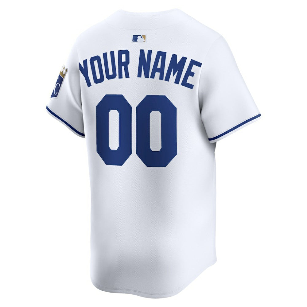 Kansas City Royals Home Limited Custom Jersey - White | Nike