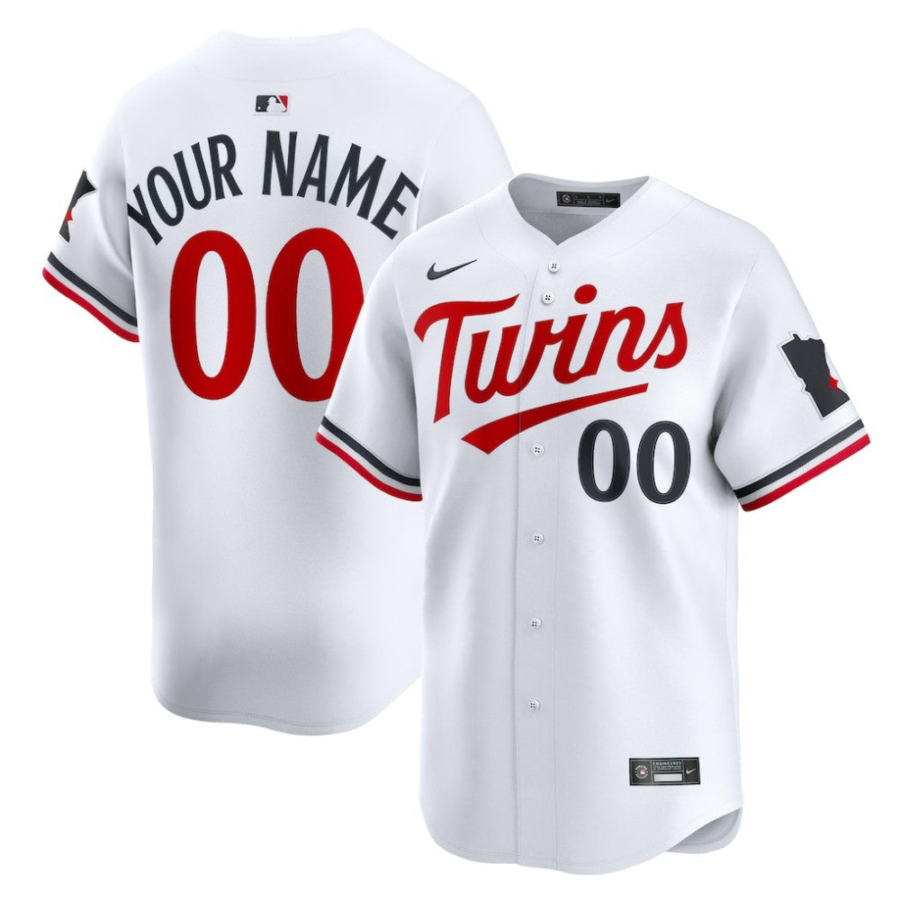 Minnesota Twins Home Limited Custom Jersey - White | Nike