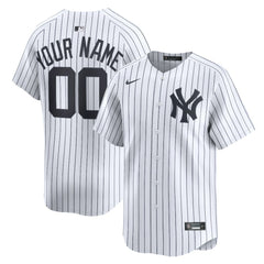 New York Yankees Home Limited Custom Jersey - White | Nike