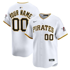 Pittsburgh Pirates Home Limited Custom Jersey - White | Nike