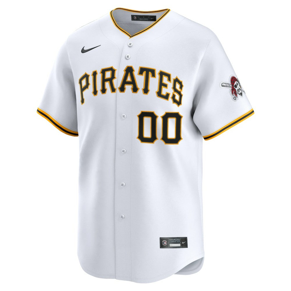 Pittsburgh Pirates Home Limited Custom Jersey - White | Nike