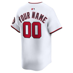 Washington Nationals Home Limited Custom Jersey - White | Nike