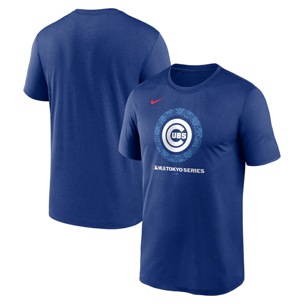 Chicago Cubs 2025 MLB World Tour: Tokyo Series Legend Logo Performance T-Shirt - Royal | Nike