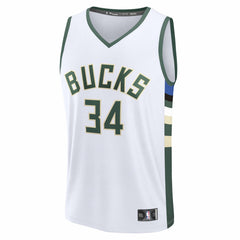 Giannis Antetokounmpo Milwaukee Bucks Fast Break Replica Player Jersey - Association Edition - White | Fanatics on sale
