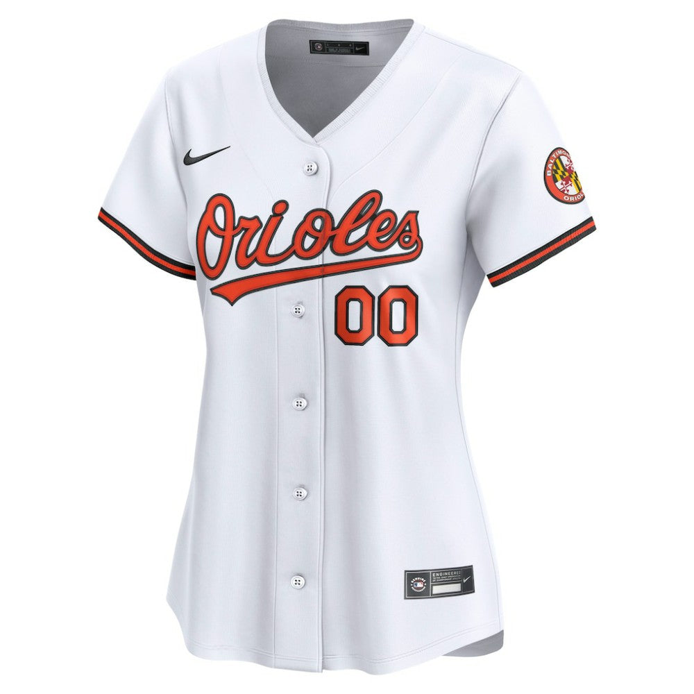 Baltimore Orioles Women's Home Limited Custom Jersey - White | Nike