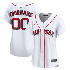 Boston Red Sox Women's Home Limited Custom Jersey - White | Nike