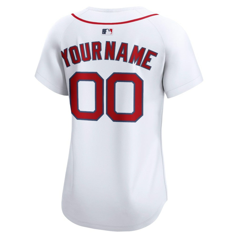 Boston Red Sox Women's Home Limited Custom Jersey - White | Nike