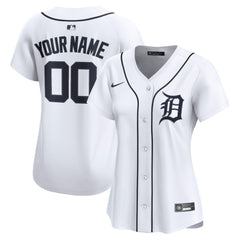 Detroit Tigers Women's Home Limited Custom Jersey - White | Nike