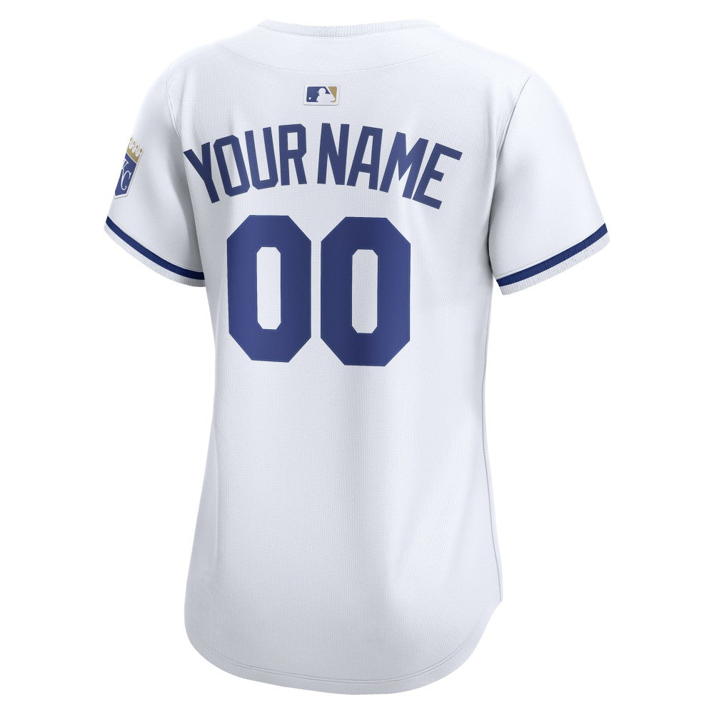 Kansas City Royals Women's Home Limited Custom Jersey - White | Nike