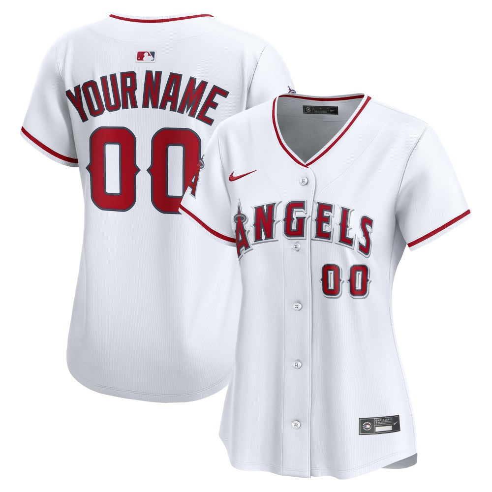 Los Angeles Angels Women's Home Limited Custom Jersey - White | Nike