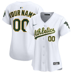 Athletics Women's Home Limited Custom Jersey - White | Nike