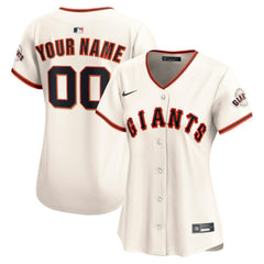 San Francisco Giants Women's Home Limited Custom Jersey - Cream | Nike