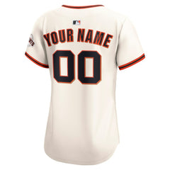 San Francisco Giants Women's Home Limited Custom Jersey - Cream | Nike