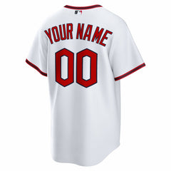Cleveland Guardians Home Custom Replica Jersey - White | Nike