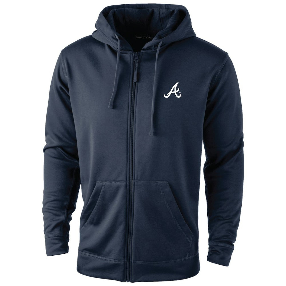 Atlanta Braves Dunbrooke Trophy Full-Zip Hoodie - Navy