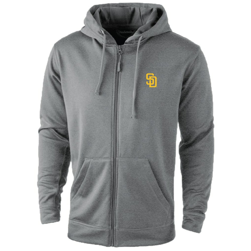 San Diego Padres Dunbrooke Trophy Full-Zip Hoodie - Gray