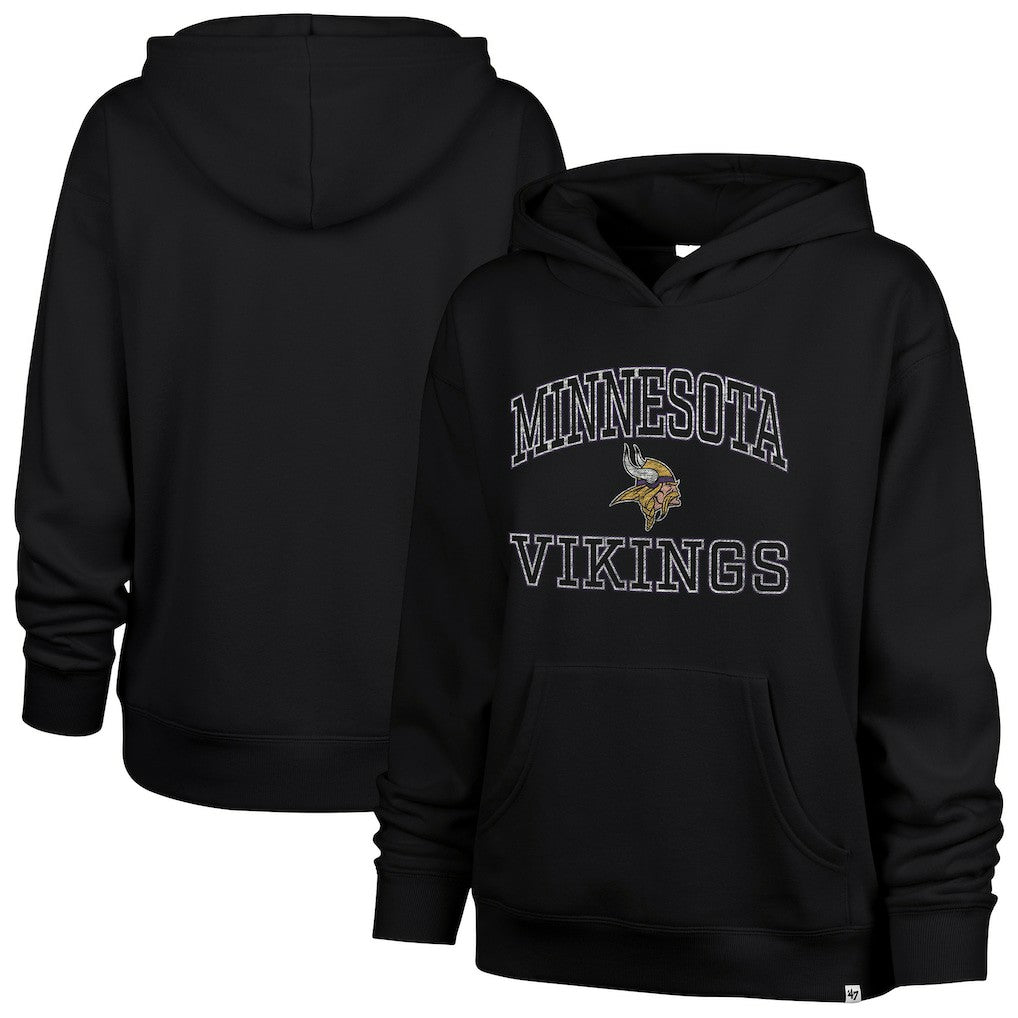 Minnesota Vikings '47 Women's Clarity Naomi Hoodie - Black outlet
