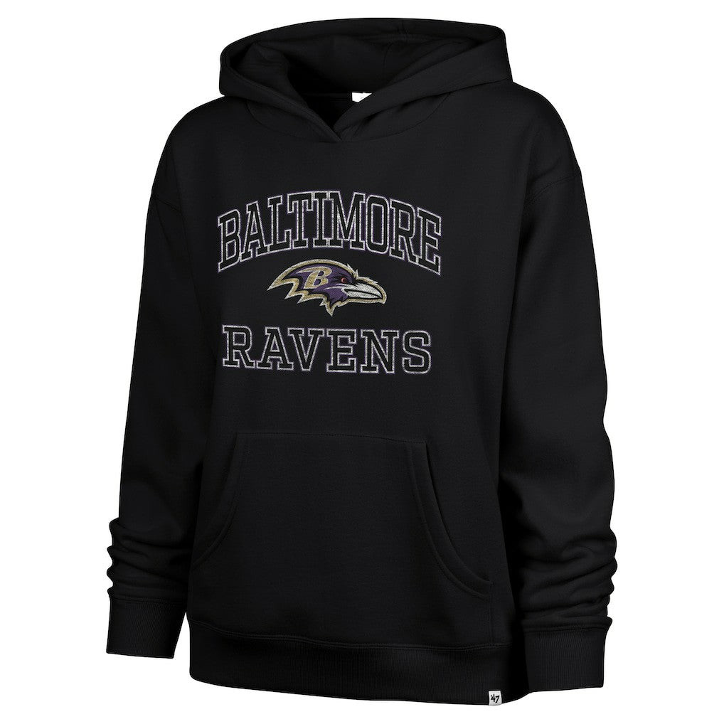 Baltimore Ravens '47 Women's Clarity Naomi Hoodie - Black discount