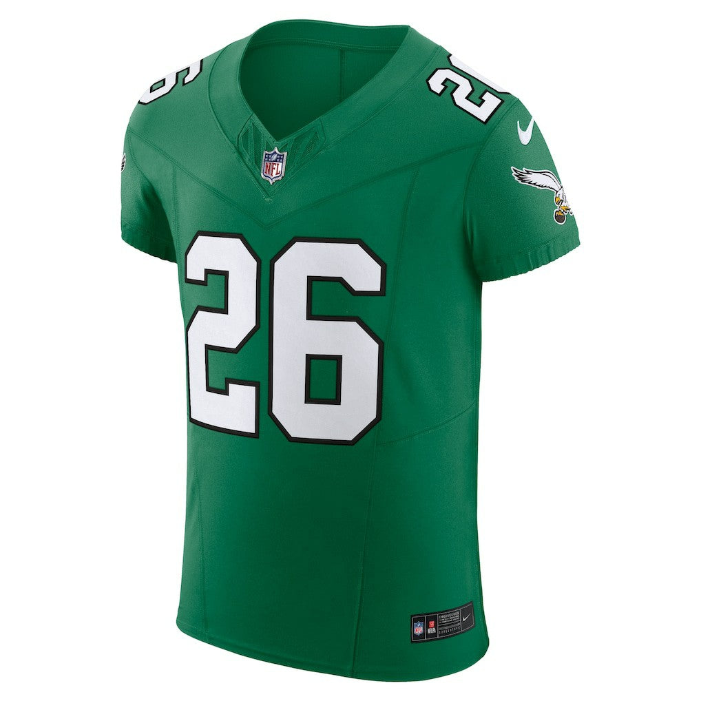 Saquon Barkley Philadelphia Eagles Alternate Vapor F.U.S.E. Elite Jersey - Kelly Green | Nike discount
