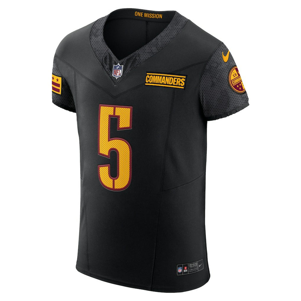 Jayden Daniels Washington Commanders Alternate Vapor F.U.S.E. Elite Jersey - Black | Nike sale