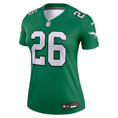 Saquon Barkley Philadelphia Eagles Women's Legend Player Performance Top - Kelly Green | Nike discount