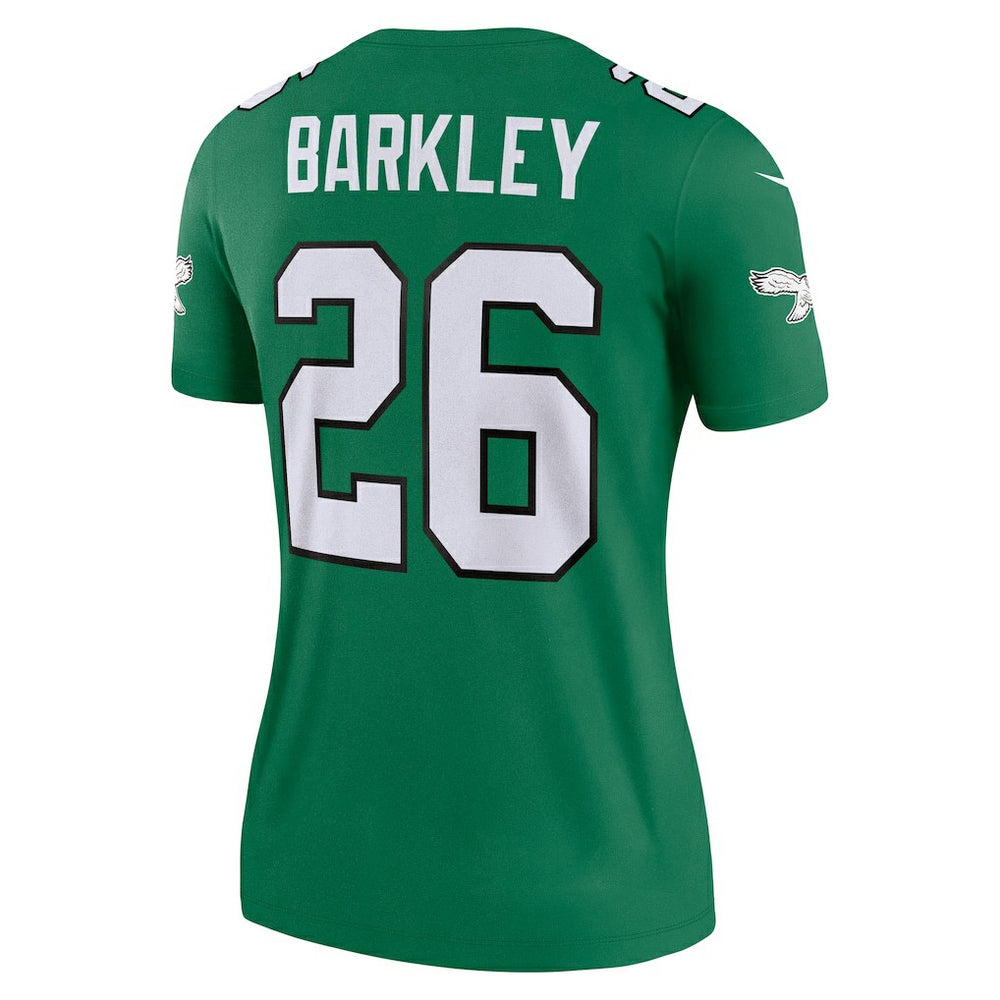 Saquon Barkley Philadelphia Eagles Women's Legend Player Performance Top - Kelly Green | Nike discount