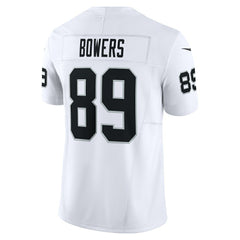 Brock Bowers Las Vegas Raiders Vapor F.U.S.E. Limited Jersey - White | Nike for sale