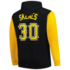 Paul Skenes Pittsburgh Pirates Profile Big & Tall Fleece Pullover Hoodie - Black