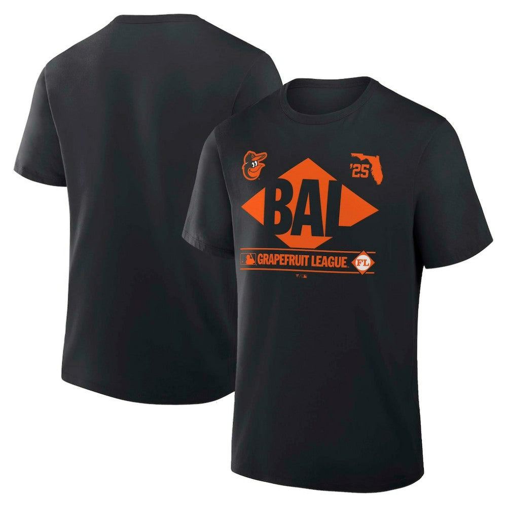 Baltimore Orioles 2025 Spring Training Grapefruit League True Icon T-Shirt - Black