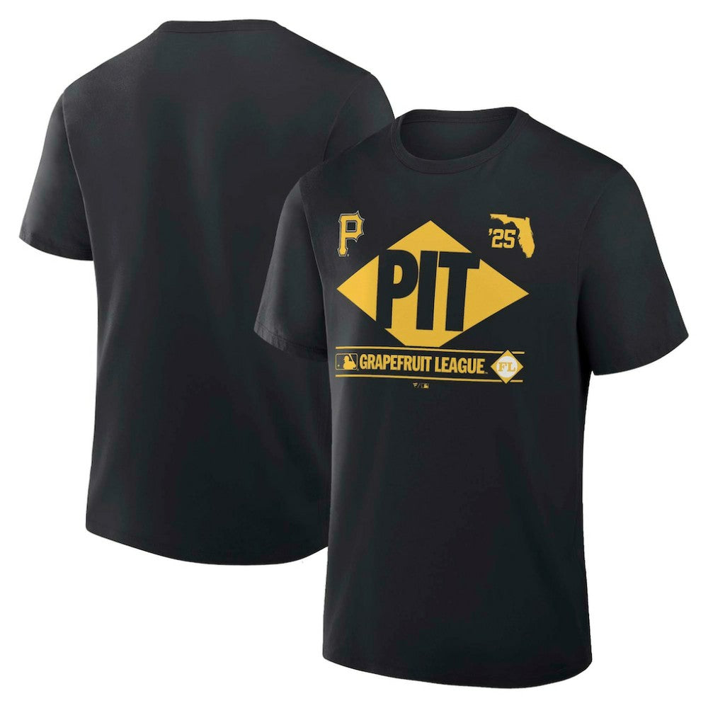 Pittsburgh Pirates 2025 Spring Training Grapefruit League True Icon T-Shirt - Black