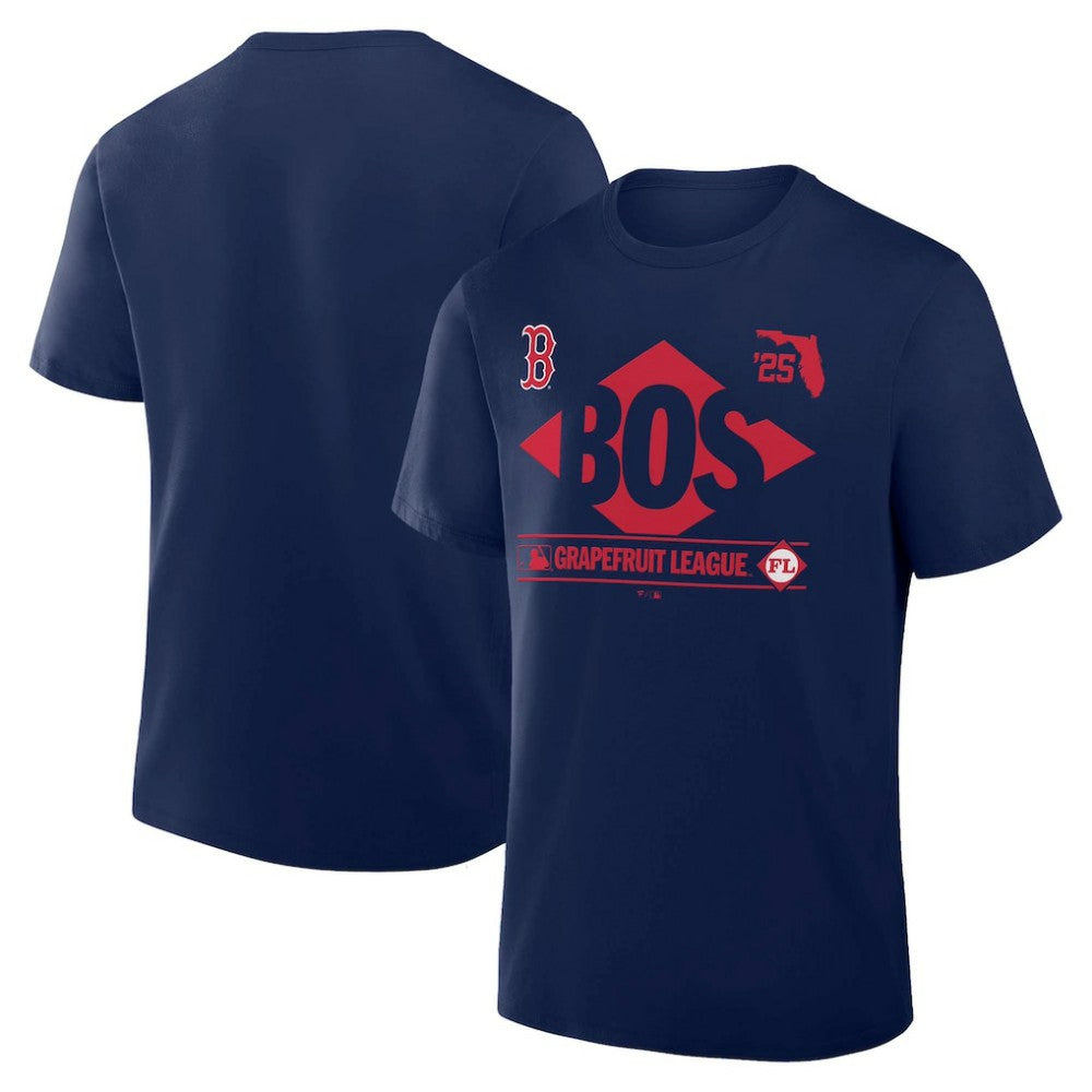 Boston Red Sox 2025 Spring Training Grapefruit League True Icon T-Shirt - Navy