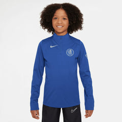 Chelsea Youth 2025/26 Strike Drill Quarter-Zip Dri-FIT Long Sleeve Top - Blue | Nike outlet