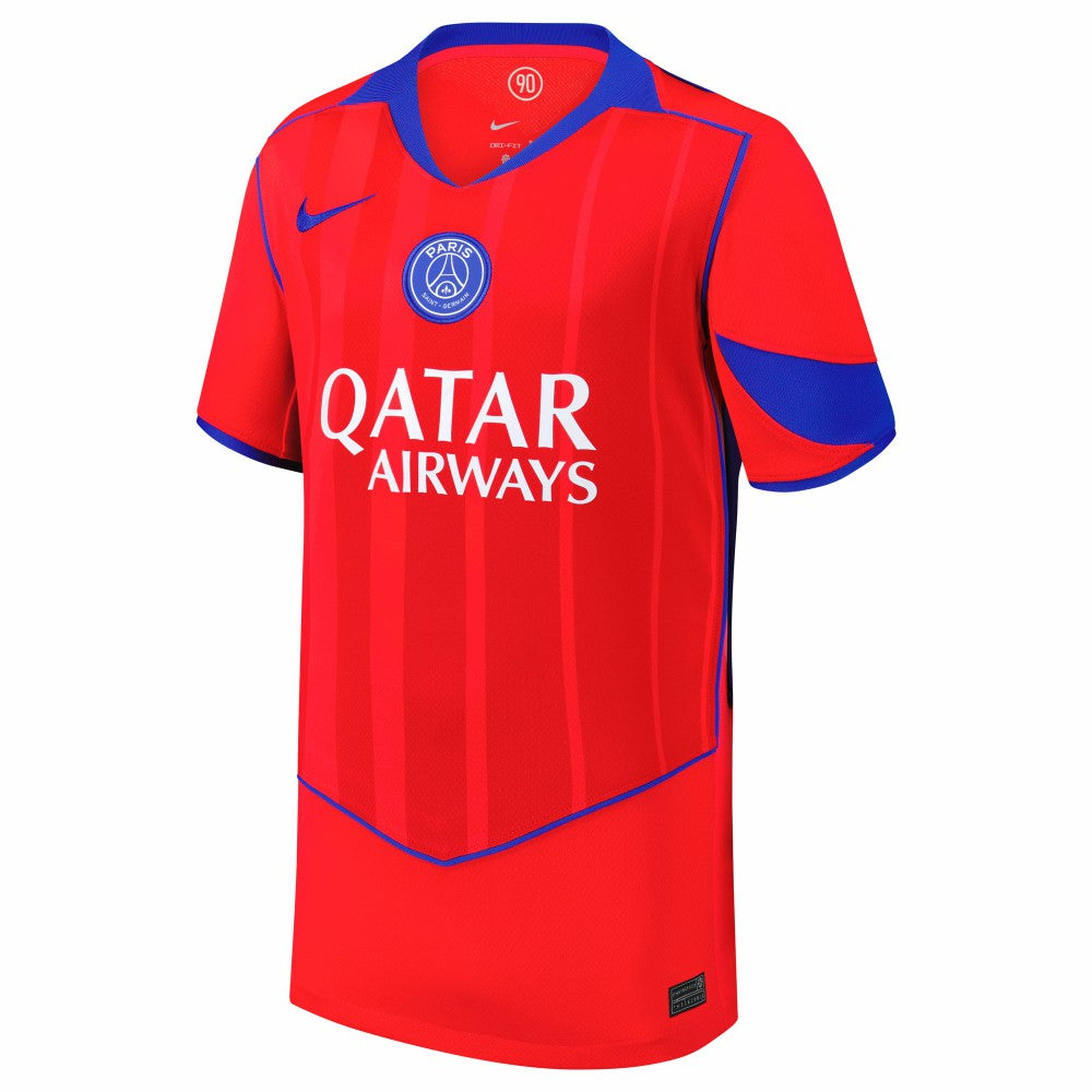 Paris Saint-Germain Youth 2025/26 Third Replica Jersey - Red | Nike on sale