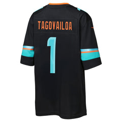 Tua Tagovailoa Miami Dolphins Youth 2025 Rivalries Collection Game Jersey - Pitch Blue | Nike for sale