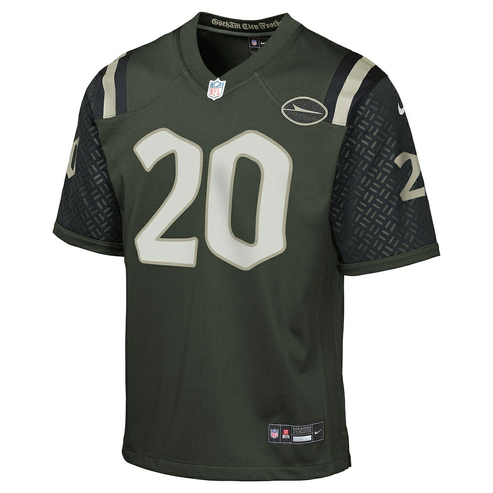 Breece Hall New York Jets Youth 2025 Rivalries Collection Game Jersey - Gotham Green | Nike on sale