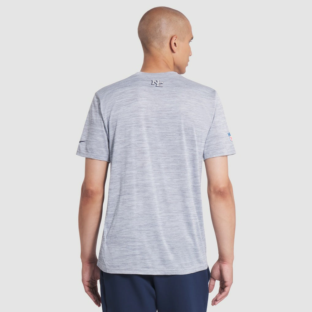 New England Patriots 2025 Rivalries Collection Sideline Velocity Dri-FIT T-Shirt - Silver | Nike for sale